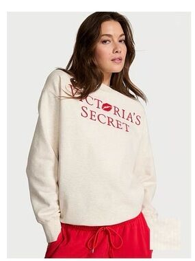 Victoria's Secret Iconic Fleece Crewneck Sweatshirt